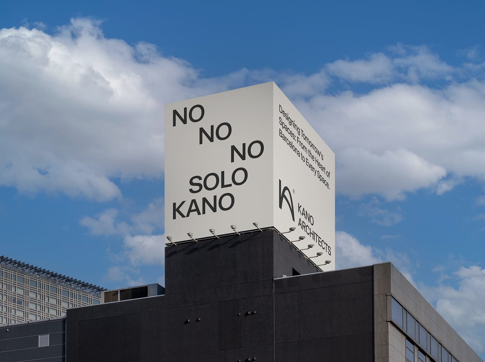 Backlit city poster showing an advertising campaign in an urban setting
