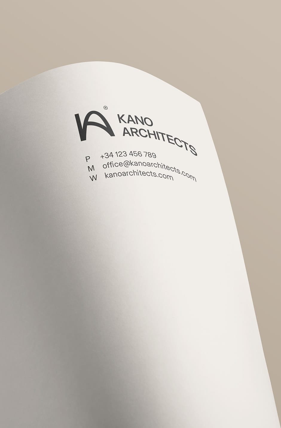 Branding with a clean interface