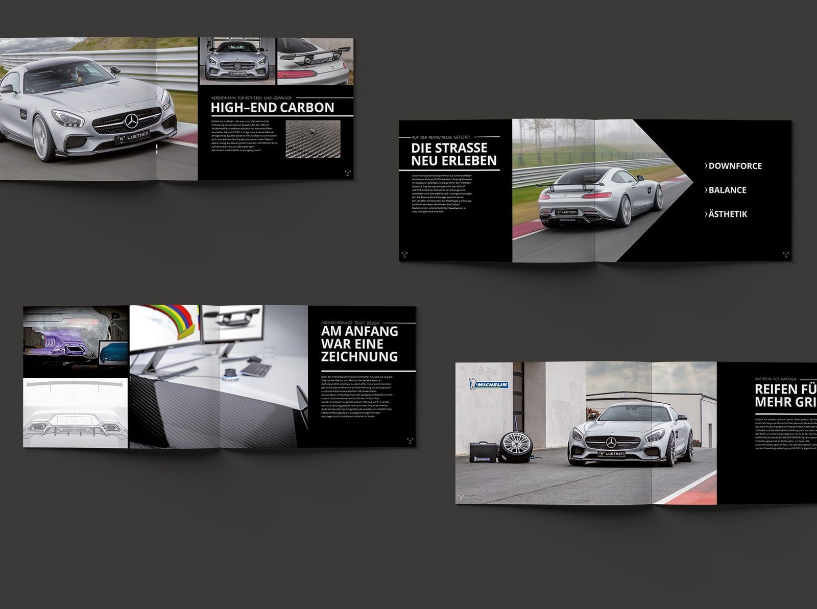 Marketing campaign brochure graphic design