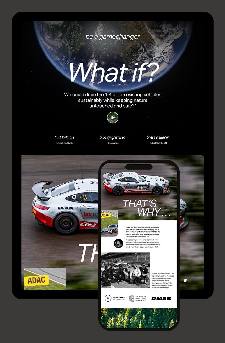 Modern responsive website