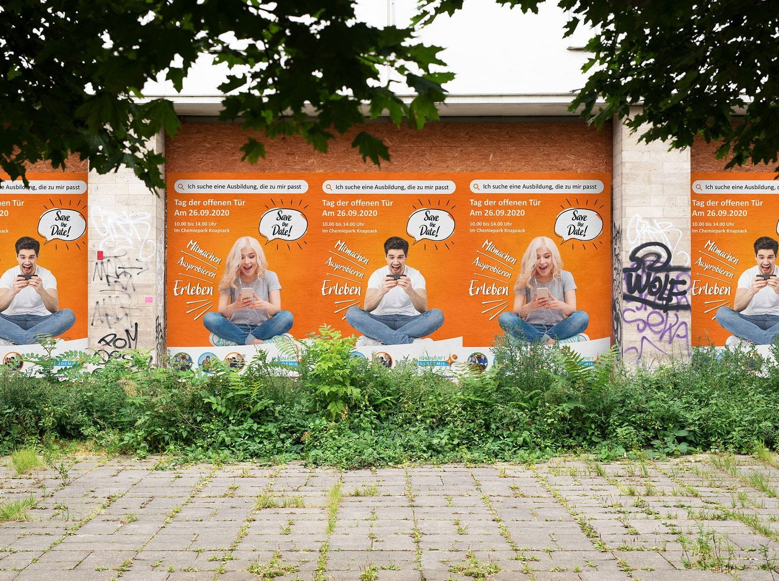 Advertising poster schools