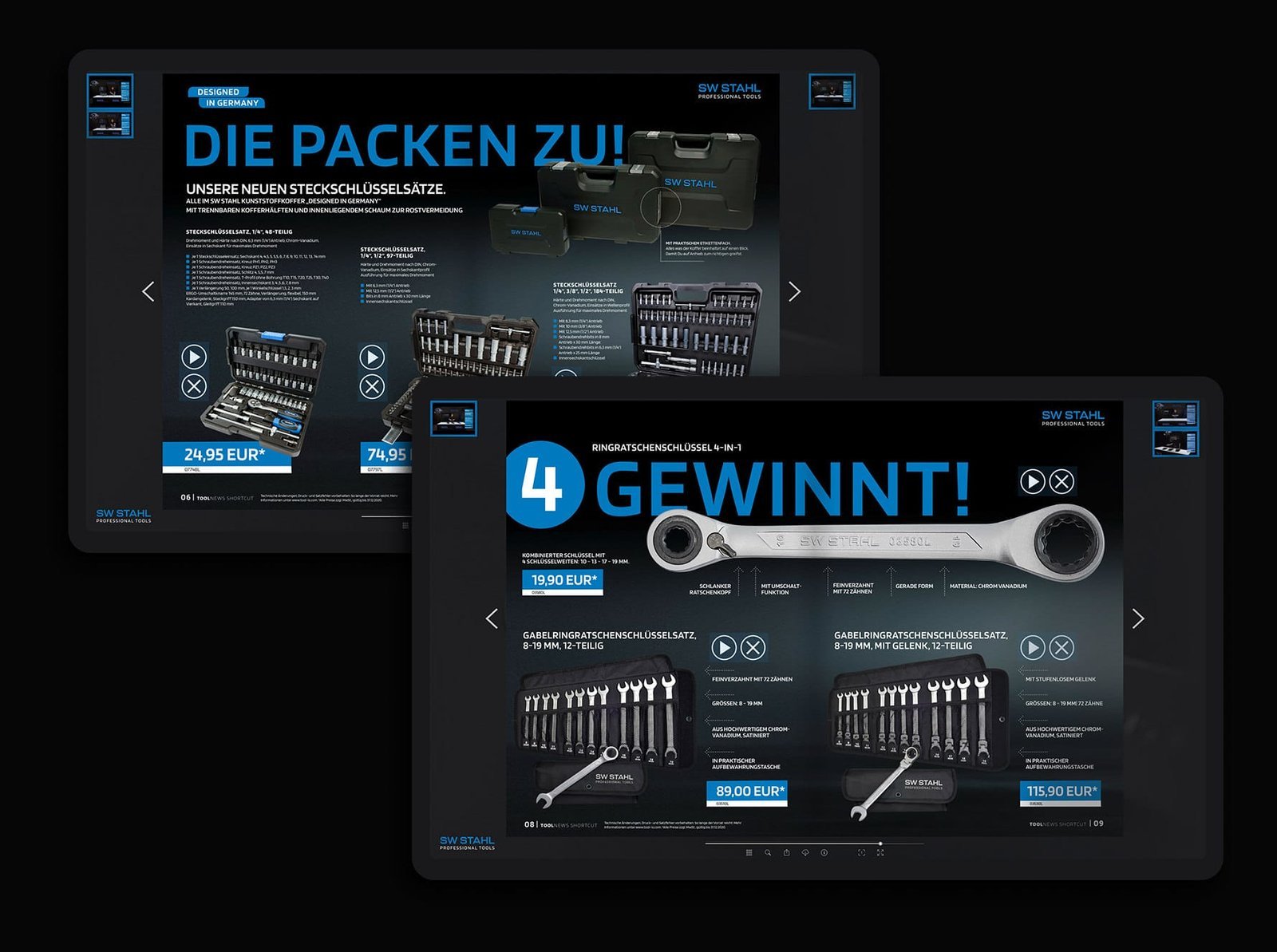 Interactive newsletter