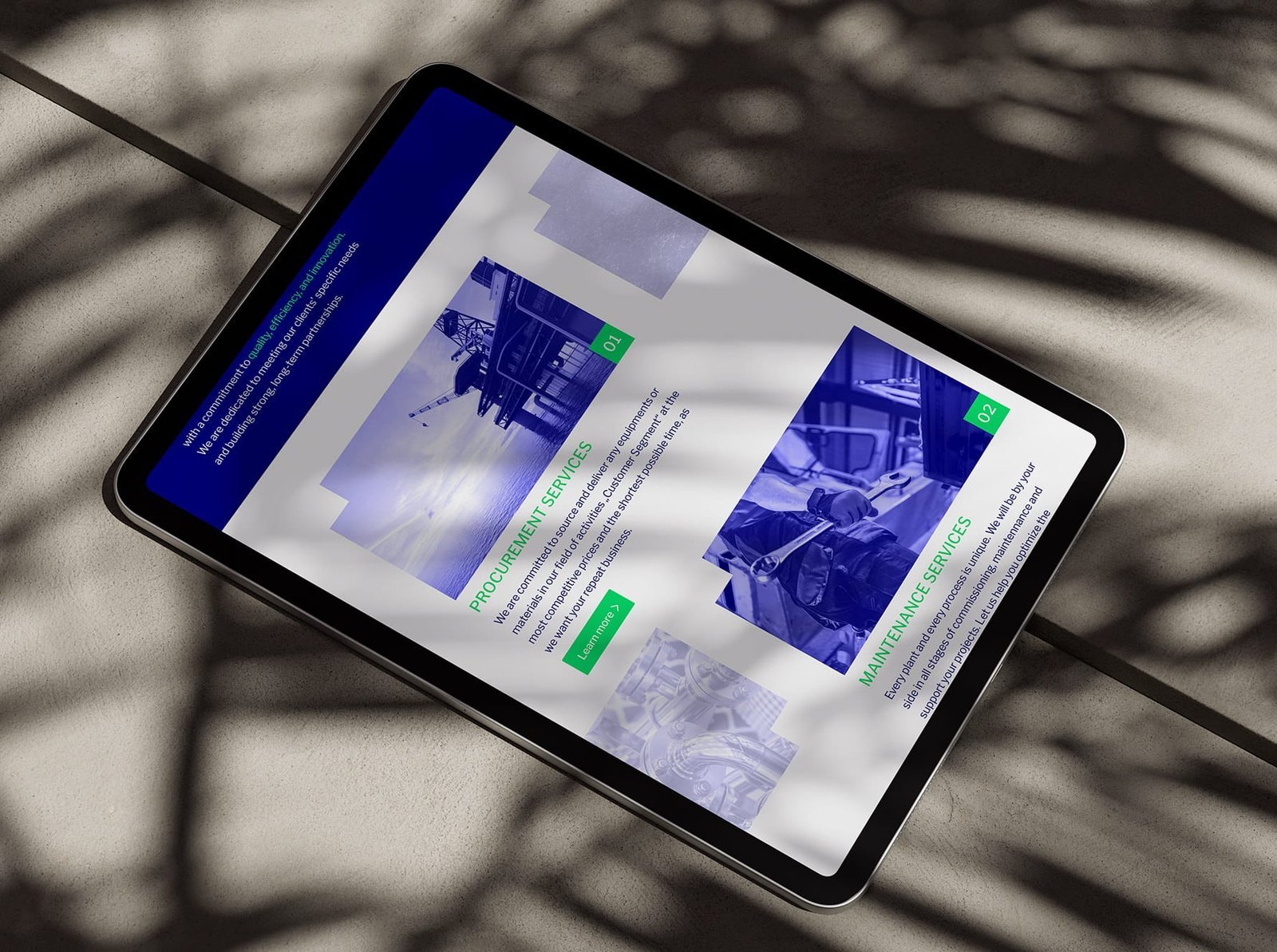 Landing page design web design